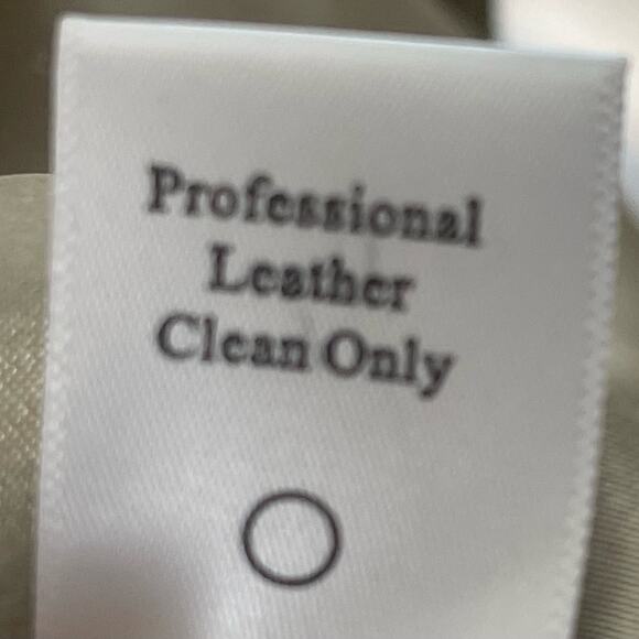 Light Platinum Gold Lined Leather Jacket by Coldwater Creek, Career, Travel L - Picture 9 of 10